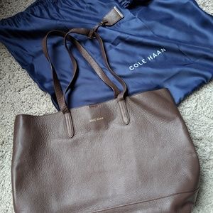 Cole Haan Brown Leather Tote